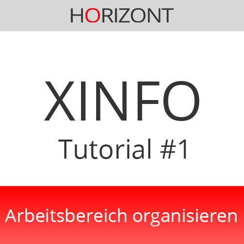XINFO Tutorial #1 - Organize Workspace